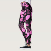 Pink-Valentine-Muster Leggings (Links)