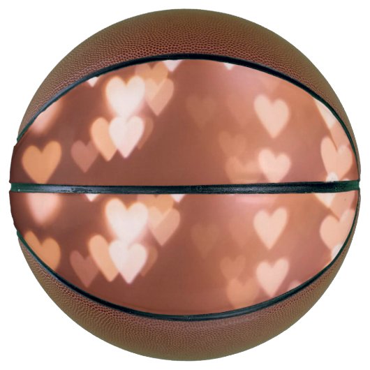 PINK VALENTINE"S DAY HEARTS BASKETBALL (Vorderseite)