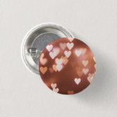 PINK VALENTINE"S DAY HEARTS BUTTON (Vorne & Hinten)