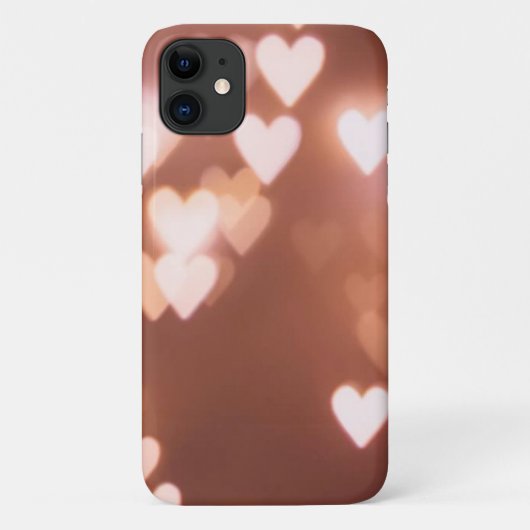 PINK VALENTINE"S DAY HEARTS Case-Mate iPhone HÜLLE (Rückseite)