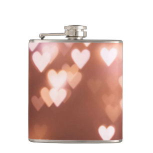 PINK VALENTINE"S DAY HEARTS FLACHMANN