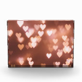 PINK VALENTINE"S DAY HEARTS FOTOBLOCK (Vorderseite)