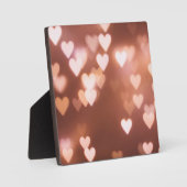 PINK VALENTINE"S DAY HEARTS FOTOPLATTE (Vorderseite)