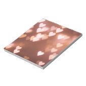 PINK VALENTINE"S DAY HEARTS NOTIZBLOCK (Rotiert)