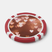 PINK VALENTINE"S DAY HEARTS POKERCHIPS (Einzeln)