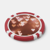 PINK VALENTINE"S DAY HEARTS POKERCHIPS (Einzeln)