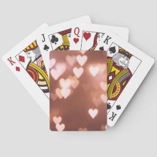 PINK VALENTINE"S DAY HEARTS SPIELKARTEN