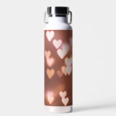 PINK VALENTINE"S DAY HEARTS TRINKFLASCHE (Vorne)