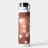 PINK VALENTINE"S DAY HEARTS TRINKFLASCHE (Rückseite)
