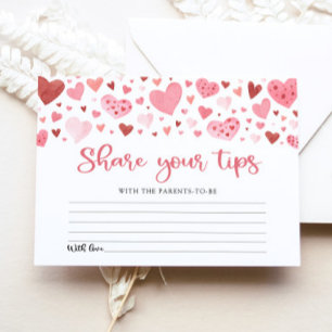 Pink Valentine Tipps für Eltern Kinderduschenspiel Einladung