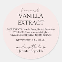 Pink Vanilla Labels mit Anweisungen extrahieren