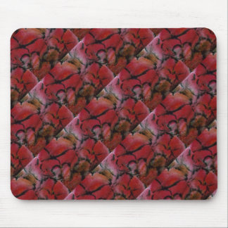 "Pink Vase 2" gepolstertes Muster florales Mousepa Mousepad