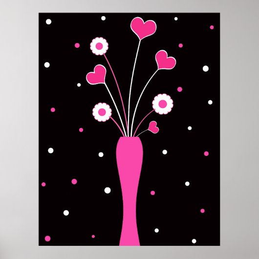 Pink Vase - Poster (Vorne)