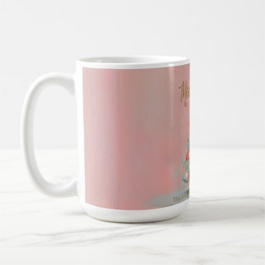 Pink Velvet Christmas Tree Mug  Kaffeetasse (Links)