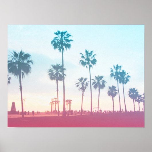 Pink Venice Beach Poster (Vorne)