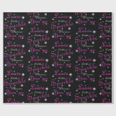 Pink Verließ ein wenig sparsam Inspiration Geschenkpapier (Flach)