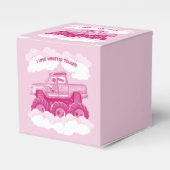 Pink Version I Love Monster Trucks Image Geschenkschachtel (Vorderseite)