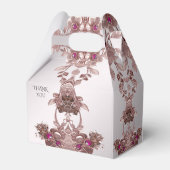 Pink Verziert Floral Fee Box Geschenkschachtel (Rückseite)