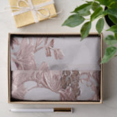 Pink Verziertes Blumengewebe Seidenpapier (Geschenk)