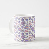 Pink Vibes 90s Mode Kaffeetasse (Vorderseite Links)
