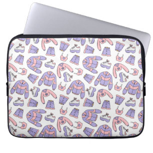 Pink Vibes 90s Mode Laptopschutzhülle
