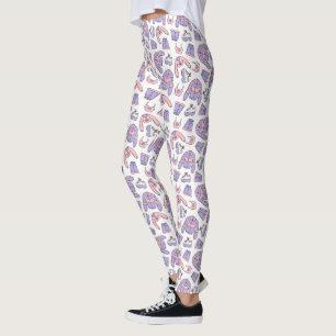 Pink Vibes 90s Mode Leggings