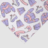 Pink Vibes 90s Mode Seidenpapier (Detail)