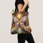 Pink Vibrant Celestial Butterfly Tasche (Von Nahem)