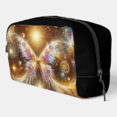 Pink Vibrant Celestial Butterfly Waschbeutel (Rechte Ecke)