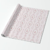Pink Victorian Wallpaper Print Geschenkpapier (Ungerollt)