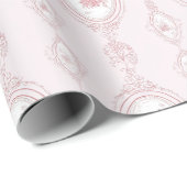 Pink Victorian Wallpaper Print Geschenkpapier (Rolleneckpunkt)