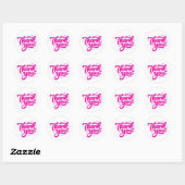 Pink Vielen Dank, dass Sie Glitzer Sticker mit Her (Blatt)