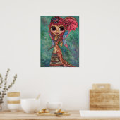 Pink Viktorianisch Fairy Poster (Küche)