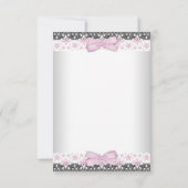 Pink Vintag Baby Girl Danke (Rückseite)