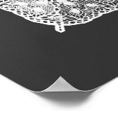 Pink Vintag Baby Girl Princess Poster (Ecke)