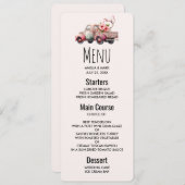 Pink Vintag Bauer Truck Einladung (Vorne/Hinten)