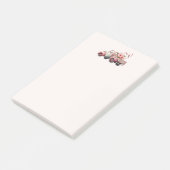 Pink Vintag Bauer Truck Post-it Klebezettel (angewinkelt)