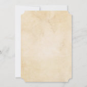 Pink Vintag Cowboy Geburtstagseinladung Einladung (Rückseite)