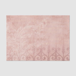 Pink Vintag Filigree Seidenpapier