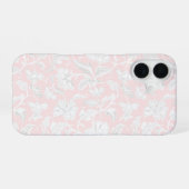 Pink Vintag Floral iPhone 16 Fall Hülle (Rückseite (Horizontal))