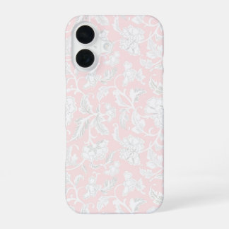 Pink Vintag Floral iPhone 16 Fall Hülle