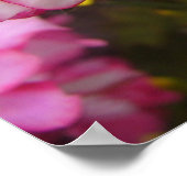 Pink Vintag Geranium Garden Blume Liebe Poster (Ecke)