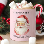 Pink Vintag Retro Weihnachten Weihnachten Kaffeetasse