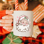 Pink Vintag Weihnachten Weihnachten Tasse