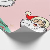 Pink Vintage Geschenkpapier (Ecke)