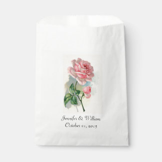Pink Vintage Rose Gastgeschenk Hochzeit Bag Geschenktütchen