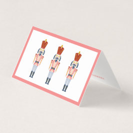 Pink Vintage Weihnachtsschmuck Faltblatt