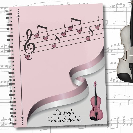 Pink Viola Musical Planner und Scheduler Planer