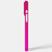 Pink-Violet-Gradient mit New Yorker Typografie Case-Mate iPhone Hülle (Rückseite / Links)