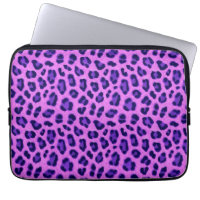 Pink Violet Leopard Tierdruckmuster